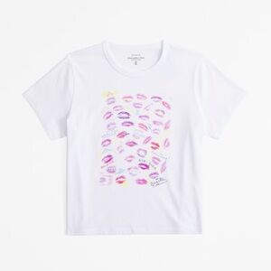 Short-Sleeve Maripol Graphic Skimming Tee